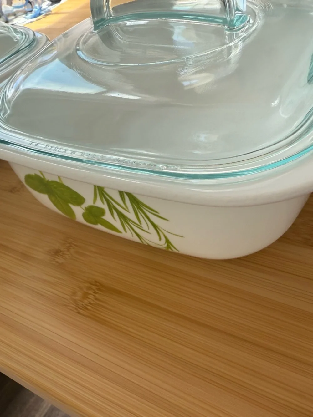 CorningWare Casserole Dish x2 Lavender Design Made in France